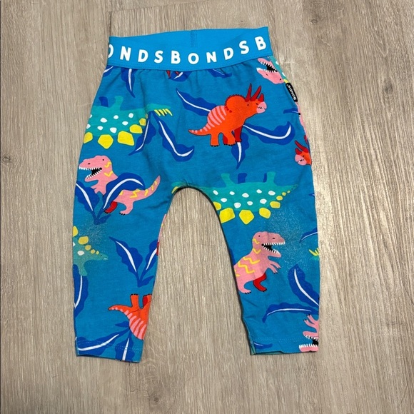 Bonds Blue Dinosaur Baby Leggings - Picture 1 of 2
